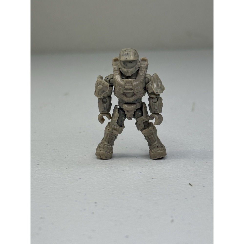 HALO MEGA CONSTRUX BLOKS UNSC STONE MASTER CHIEF STATUE MINI FIGURE FOXTROT